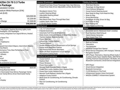 Certified 2025 MAZDA CX-70 3.3 Turbo w/ Premium Package AWD/4WD image 26