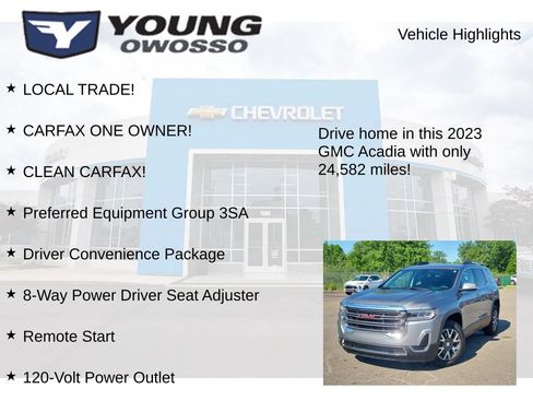 Used 2023 GMC Acadia SLE w/ Driver Convenience Package AWD/4WD image 8