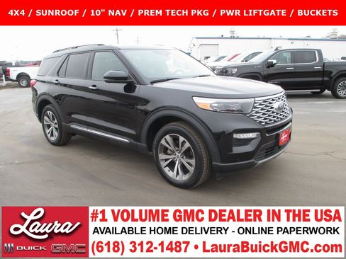 Used 2020 Ford Explorer Platinum w/ Premium Technology Package image 1