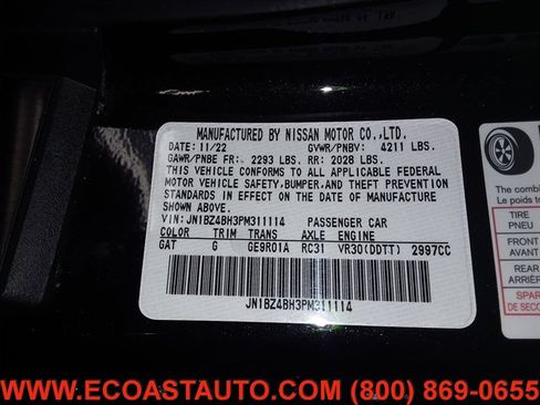 Used 2023 Nissan Z Performance w/ Floor Mat Package (L93) image 17