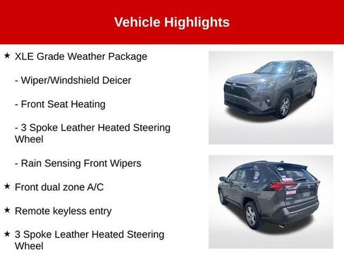 Used 2020 Toyota RAV4 XLE w/ XLE Grade Weather Package AWD/4WD image 9