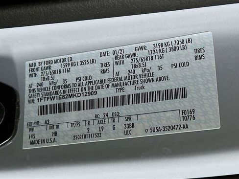 Certified 2021 Ford F150 Lariat w/ Tow Technology Package image 22