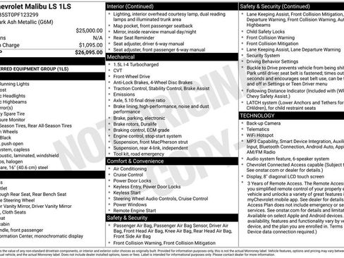 Used 2023 Chevrolet Malibu LS FWD image 31