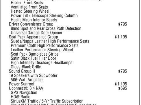 Used 2016 Dodge Challenger R/T Scat Pack w/ Leather Interior Group image 26