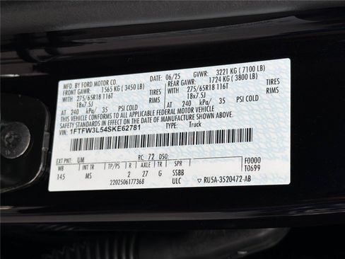 Used 2025 Ford F150 XLT w/ Equipment Group 301A Standard AWD/4WD image 32