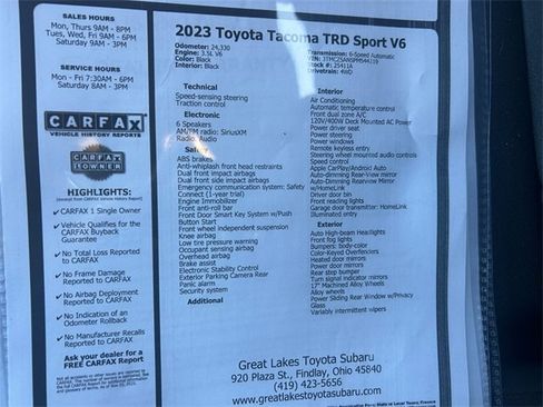 Used 2023 Toyota Tacoma TRD Sport image 20
