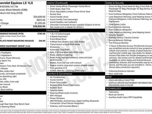 Used 2024 Chevrolet Equinox LS w/ LS Convenience Package FWD image 12