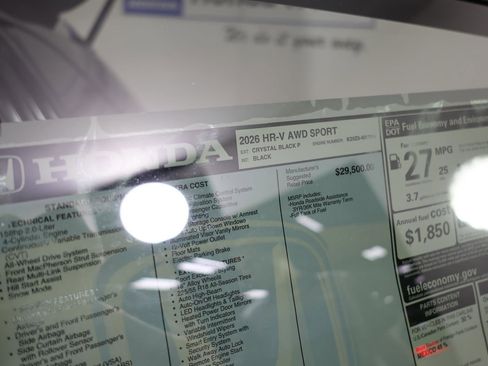 New 2027 Honda HR-V Sport image 26