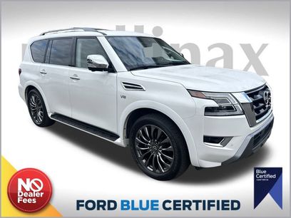 Used 2021 Nissan Armada Platinum w/ Captain's Chairs Package