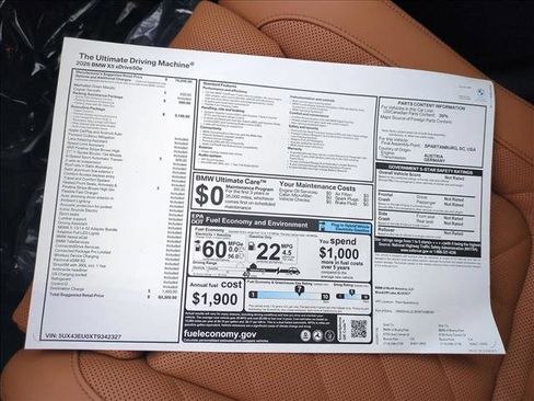 New 2026 BMW X5 xDrive50e w/ Executive Package image 18