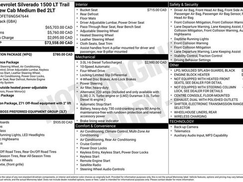 Used 2022 Chevrolet Silverado 1500 LT Trail Boss w/ Protection Package AWD/4WD image 3