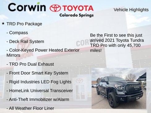 Used 2021 Toyota Tundra TRD Pro image 4