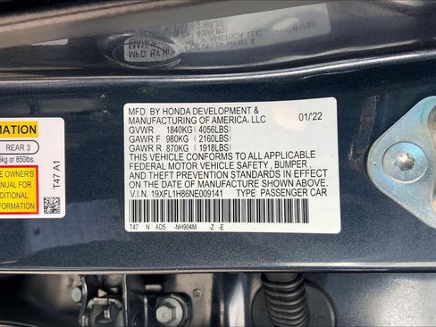 Used 2022 Honda Civic Sport Touring image 35