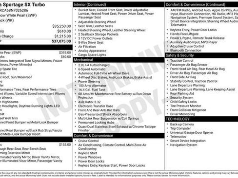 Used 2022 Kia Sportage SX image 32