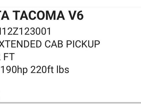 Used 2002 Toyota Tacoma 4x4 Xtracab V6 w/ SR5 Pkg w/ Chrome Pkg image 8