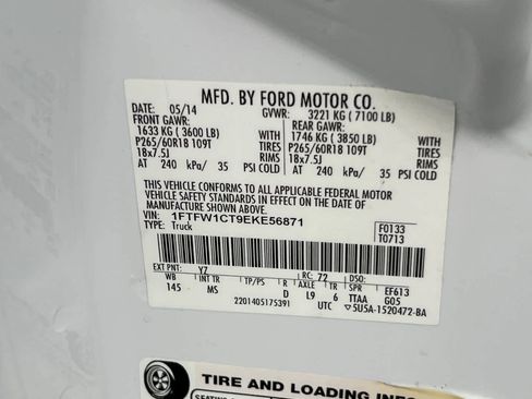 Used 2014 Ford F150 XLT w/ Equipment Group 302A Luxury image 30