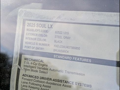 New 2025 Kia Soul LX image 14