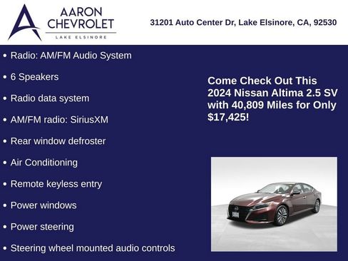 Used 2024 Nissan Altima 2.5 SV image 5