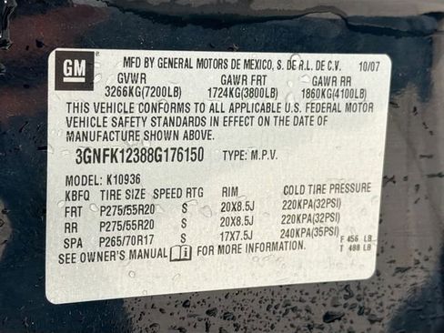 Used 2008 Chevrolet Avalanche LTZ w/ LTZ Preferred Equipment Group image 26