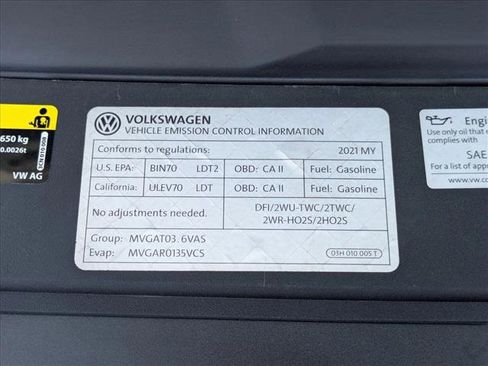 Used 2021 Volkswagen Atlas SE w/ Panoramic Sunroof Package FWD image 24
