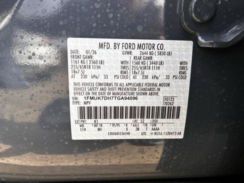 New 2026 Ford Explorer Active RWD image 53