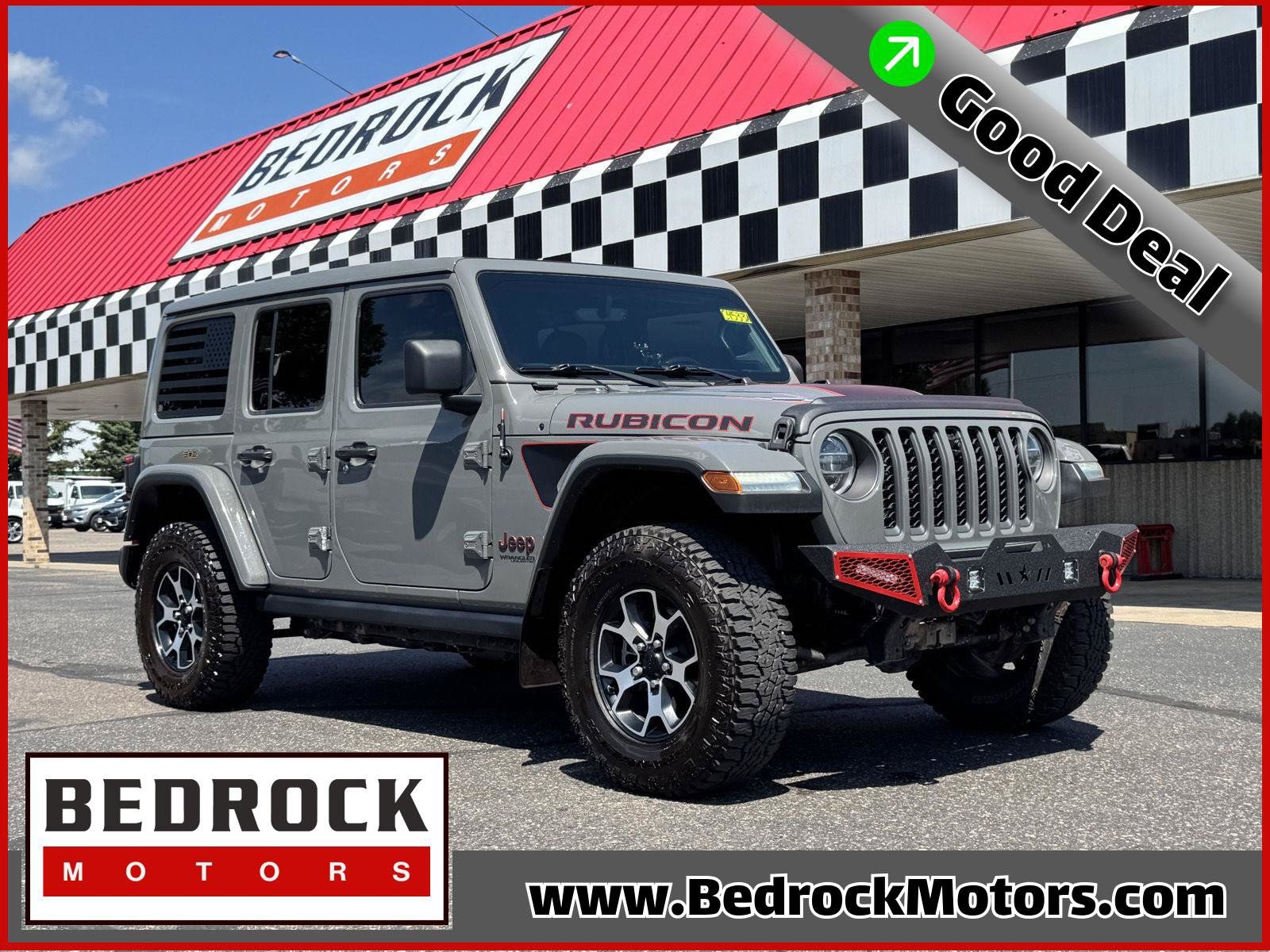 Used 2021 Jeep Wrangler Unlimited Rubicon w/ Uconnect 4C Nav & Sound Group AWD/4WD image 1