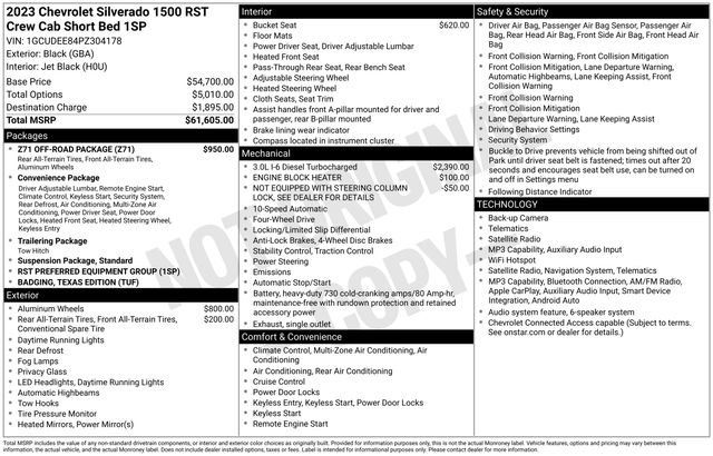 Used 2023 Chevrolet Silverado 1500 RST w/ Z71 Off-Road Package AWD/4WD image 35