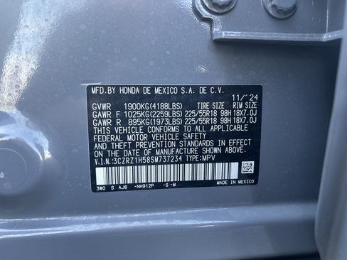 Certified 2025 Honda HR-V Sport image 36