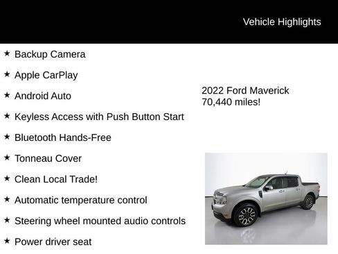 Used 2022 Ford Maverick Lariat image 5