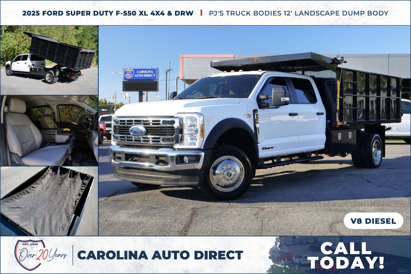 Used 2025 Ford F550 4x4 Crew Cab Super Duty w/ XL Chrome Package image 1
