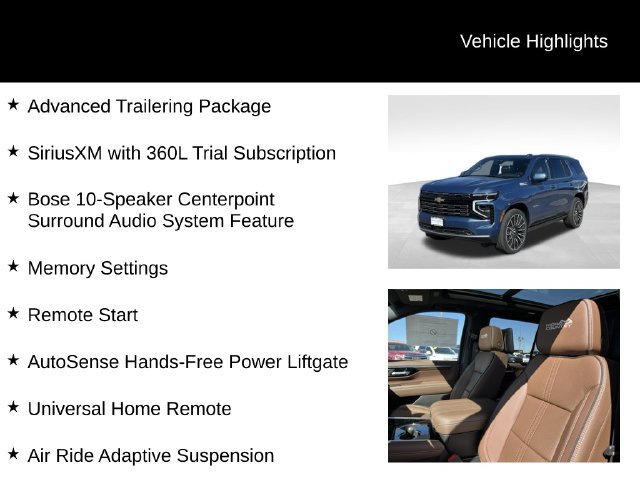 New 2027 Chevrolet Tahoe High Country AWD/4WD image 15