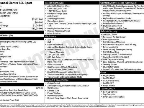New 2026 Hyundai Elantra SEL Sport image 6