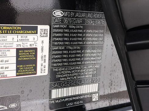 Used 2020 Land Rover Range Rover HSE AWD/4WD image 32