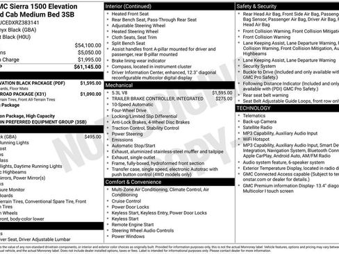 Used 2024 GMC Sierra 1500 Elevation w/ LPO, Elevation Black Package AWD/4WD image 27