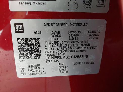 New 2026 Chevrolet Traverse RS w/ LPO, Floor Liner Package image 34