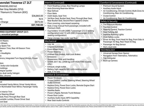 Used 2014 Chevrolet Traverse LT image 32