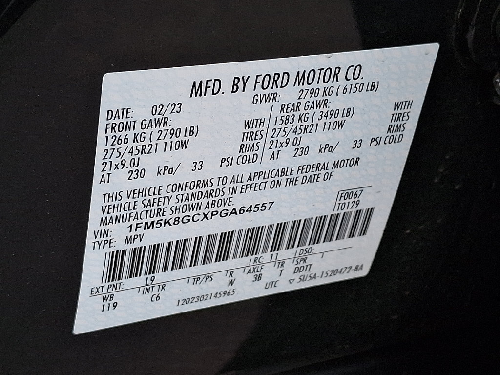 Used 2023 Ford Explorer ST w/ Equipment Group 401A AWD/4WD image 30