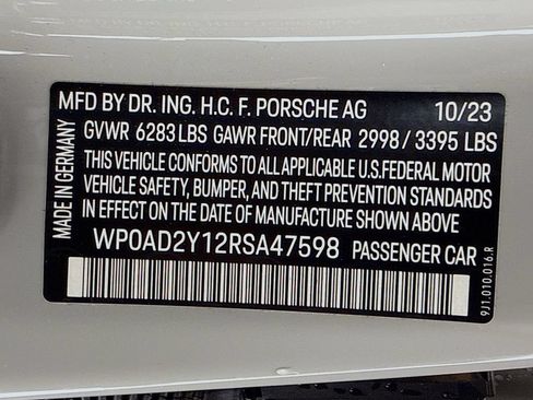 Certified 2024 Porsche Taycan GTS AWD/4WD image 12