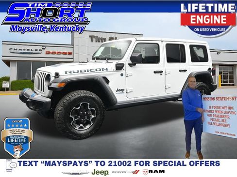 Used 2022 Jeep Wrangler Unlimited Rubicon 4xe AWD/4WD image 1
