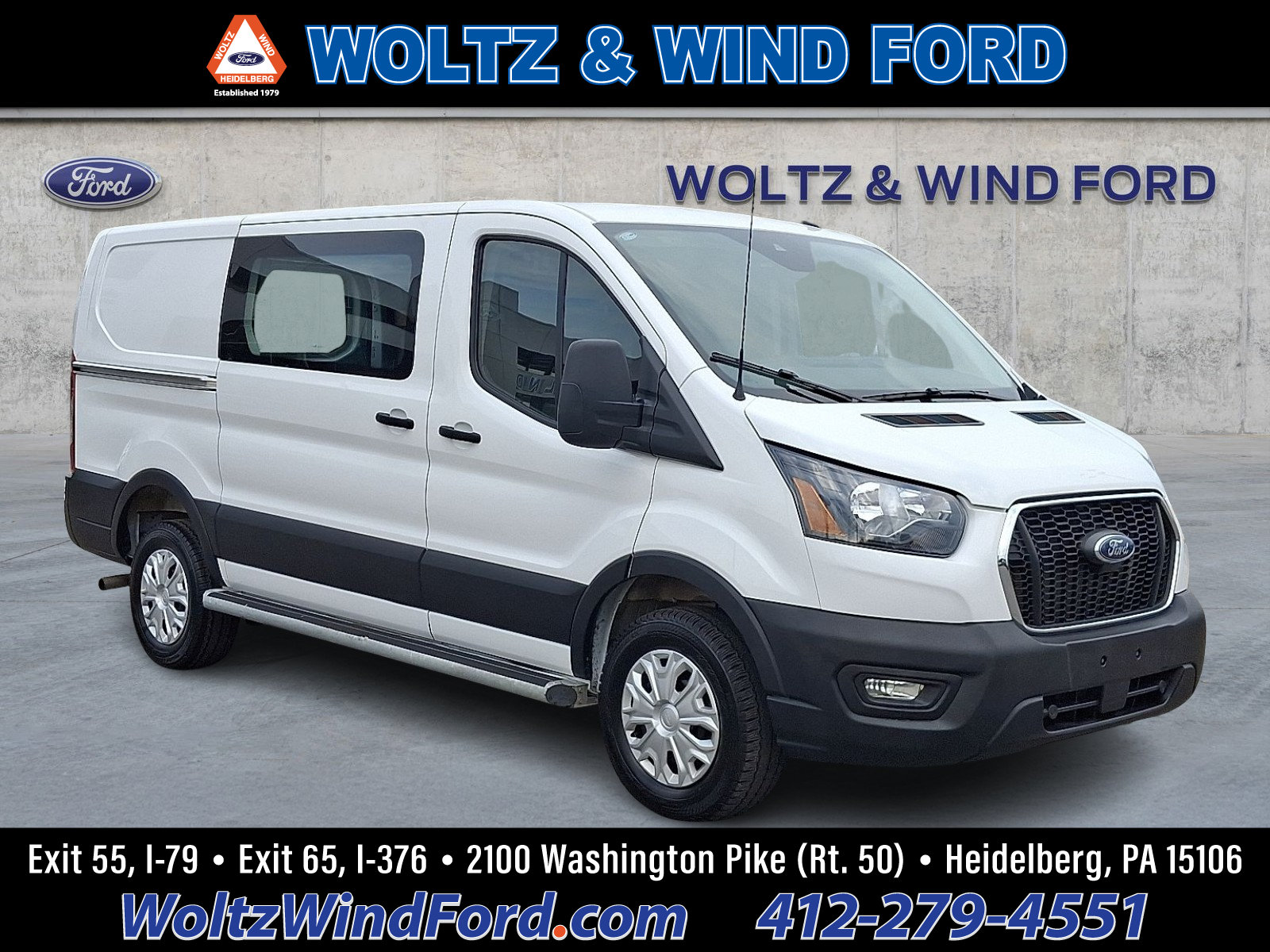 Used 2025 Ford Transit 250 Low Roof w/ Exterior Upgrade Package RWD image 1
