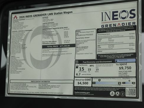 New 2026 INEOS Grenadier AWD/4WD image 22