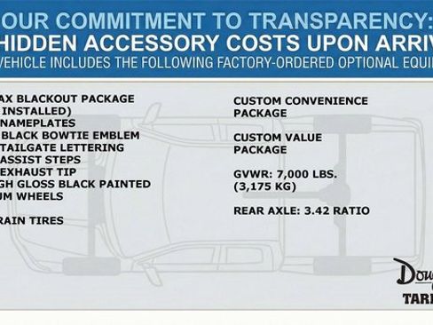 New 2026 Chevrolet Silverado 1500 Custom w/ Turbomax Blackout Package image 5