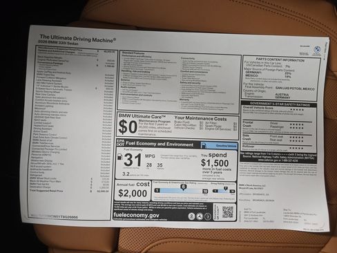 Used 2026 BMW 330i Sedan w/ Convenience Package RWD image 26