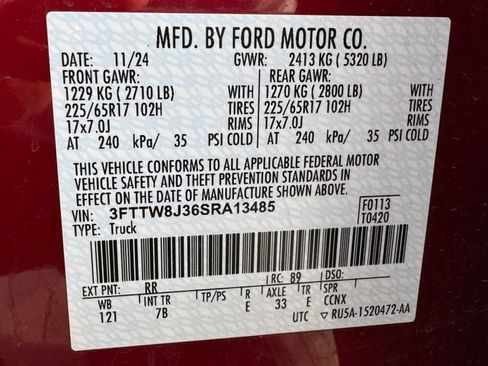 Used 2025 Ford Maverick XLT w/ Equipment Group 301A AWD/4WD image 27