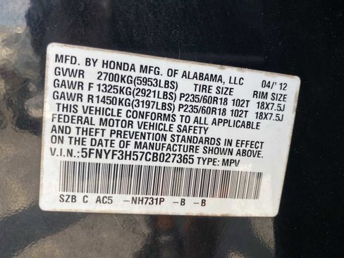 Used 2012 Honda Pilot EX-L image 31