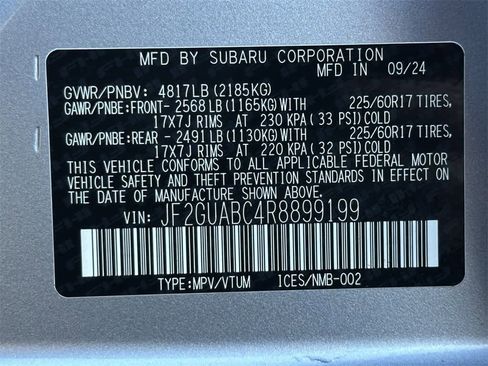 Certified 2024 Subaru Crosstrek 2.0i image 21