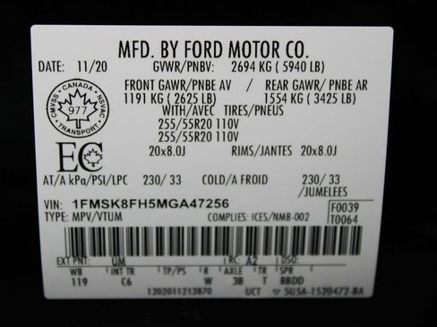 Used 2021 Ford Explorer Limited w/ Class III Trailer Tow Package AWD/4WD image 80
