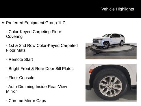 Used 2023 Chevrolet Tahoe Premier w/ Advanced Technology Package AWD/4WD image 13