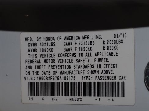 Used 2016 Honda Accord EX-L image 22