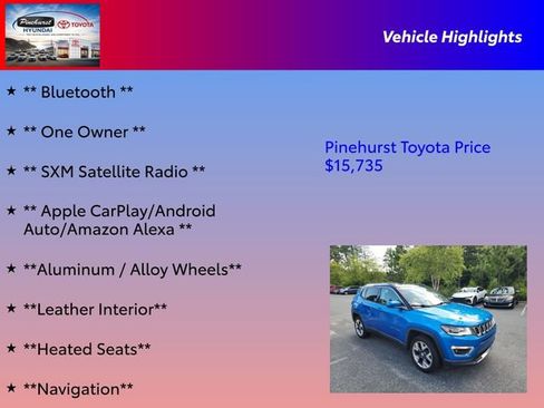 Used 2017 Jeep Compass Limited AWD/4WD image 16